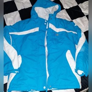 Athletech All Weather Hooded Jacket Girls Size XL 14/16 EUC